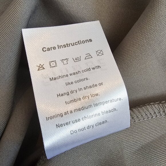 NWOT Fioboc Crew Neck Short Sleeve Tee T-Shirt, L, Light Grey - Picture 8 of 8